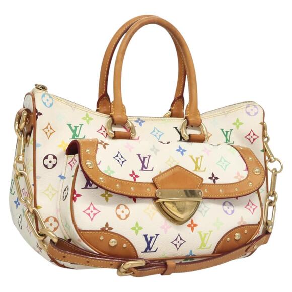 LOUIS VUITTON Monogram Multicolor Rita Bag White M40125 - Picture 1 of 16
